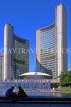 CANADA, Ontario, TORONTO, Nathan Philip Square and new City Hall, CAN560JPL