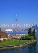 CANADA, Ontario, TORONTO, skyline view from Toronto Islands, TOR124JPL
