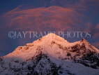 CHINA, Yunnan Province, Shangri La, dawn, Tibetan holy mountain range of Kawa Karpo, CH1580JPL