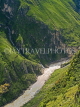 CHINA, Yunnan Province, Yangtse River flowing through Tiger Leaping Gorge, CH1671JPL