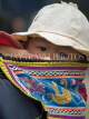 CHINA, Yunnan Province, Yuanyang, Hani baby peeking, CH1534JPL