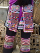 CHINA, Yunnan Province, Yuanyang, Hani tribe, tradional enbroided dress, CH1537JPL