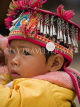 CHINA, Yunnan Province, Yuanyang, regally dressed Hani boy, CH1463JPL