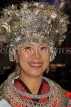 CHINA, Yunnan Province, woman in traditional dress and silver heagear, CH1701JPL