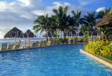 COOK ISLANDS, Rarotonga, Edgwater Resort, pool and sea view, CI948JPL