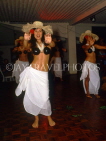 COOK ISLANDS, Rarotonga, cultural dancer, CI743JPL