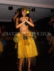 COOK ISLANDS, Rarotonga, cultural dancer, CI744JPL