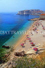 CROATIA, Dubrovnik, beach and Old Town view, CRO453JPL