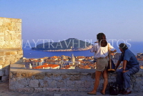 CROATIA, Dubrovnik, view from Old Town walls, CRO376JPL