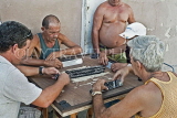 CUBA, Cienfuegos, people playing dominoes, CUB348JPL