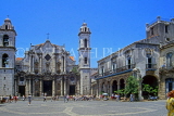 CUBA, Havana, Cathedral Square and Cathedral, CUB324JPL
