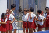 CUBA, Havana, school children, CUB297JPL