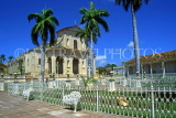 CUBA, Trinidad, Old Town Square and Church of Santisima Trinidad, CUB186JPL