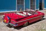 CUBA, Trinidad, old town, old Chevy Convertible, CUB367JPL