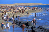 Canary Isles, GRAND CANARIA, Maspalomas, crowded beach, SPN1325JPL