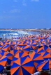 Canary Isles, GRAND CANARIA, Playa De Ingles, beach crowded with parasols, SPN772JPL