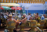 Canary Isles, GRAND CANARIA, Playa De Ingles, outdoor cafe scene, SPN1321JPL