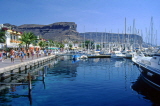 Canary Isles, GRAND CANARIA, Puerto Mogan, promenade and marina, SPN1343JPL