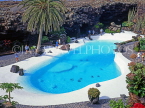 Canary Isles, LANZAROTE, Jameos del Agua, Pool area (by Cesar Manrique), SPN1292JPL