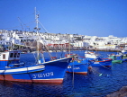 Canary Isles, LANZAROTE, Puerto Del Carmen, harbour and fishing boats, LAZ271JPL