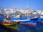 Canary Isles, LANZAROTE, Puerto Del Carmen, harbour and fishing boats, LAZ275JPL