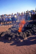 Canary Isles, LANZAROTE, volcanic fire and tourists, LAZ301JPL