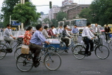 China, BEIJING, Chang 'an Boulevard, bicycle traffic, CH1230JPL