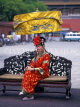 China, BEIJING, woman in Empress Dress, posing, CH1375JPL