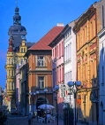 Czech Rep, CESKE BUDEJOVICE, Old Town, Dr Stejskala Ulice street, CZ866JPL
