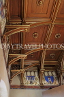 Czech Rep, PRAGUE, Charles Bridge Tower museum, decorative ceiling, CZ1113JPL