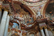 Czech Rep, PRAGUE, Mala Strana, St Nicholas Church, interior, CZ1453JPL