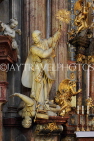 Czech Rep, PRAGUE, Mala Strana, St Nicholas Church, interior, CZ1461JPL