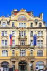Czech Rep, PRAGUE, Old Town Square, Art Nouveau building, CZ1119JPL