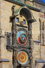 Czech Rep, PRAGUE, Old Town Square, Astronomical Clock (Orloj), CZ1067JPL