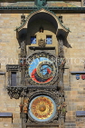 Czech Rep, PRAGUE, Old Town Square, Astronomical Clock (Orloj), CZ1069JPL