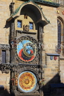 Czech Rep, PRAGUE, Old Town Square, Astronomical Clock (Orloj), CZ1070JPL