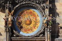 Czech Rep, PRAGUE, Old Town Square, Astronomical Clock (Orloj), CZ1173JPL