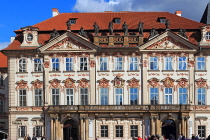 Czech Rep, PRAGUE, Old Town Square, Golz-Kinsky Palace, architecture, CZ1185JPL