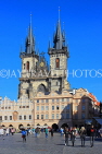 Czech Rep, PRAGUE, Old Town Square, Tyn Church (Church of Our Lady), CZ1051JPL