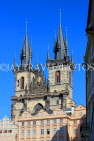 Czech Rep, PRAGUE, Old Town Square, Tyn Church (Church of Our Lady), CZ1053JPL