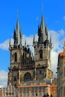 Czech Rep, PRAGUE, Old Town Square, Tyn Church (Church of Our Lady), CZ1054JPL