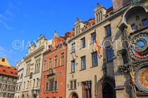 Czech Rep, PRAGUE, Old Town Square, buildings, architecture, CZ1000JPL