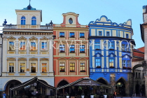 Czech Rep, PRAGUE, Old Town Square, buildings, architecture, CZ1182JPL
