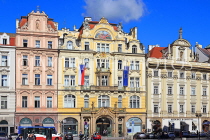 Czech Rep, PRAGUE, Old Town Square, buildings, architecture, CZ1188JPL