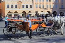 Czech Rep, PRAGUE, Old Town Square, horse drawn carriage, for sighseeing, CZ1174JPL