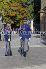 Czech Rep, PRAGUE, Prague Castle, palace guards, changing of the guard, CZ1209JPL