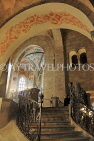 Czech Rep, PRAGUE, Prague Castle complex, St George's Basilica, interior, CZ1224JPL