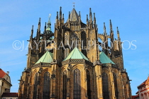 Czech Rep, PRAGUE, Prague Castle complex, St Vitus Cathedral, CZ1244JPL