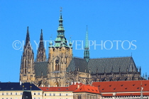 Czech Rep, PRAGUE, Prague Castle complex, St Vitus Cathedral, CZ1365JPL