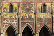 Czech Rep, PRAGUE, Prague Castle complex, St Vitus Cathedral, Last Judgement mosaics, CZ1238JPL